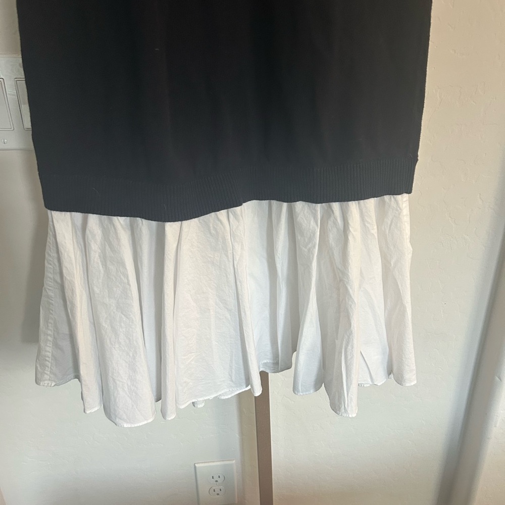 COS Navy and White Mini Dress - Picture 8 of 8